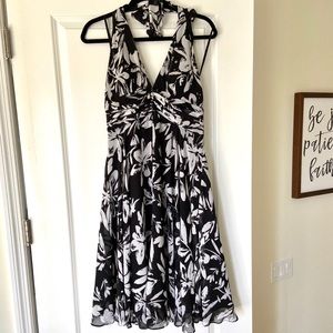 Black and white dress